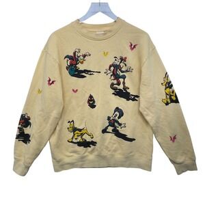 Disney Parks Mickey Mouse & Friends Halloween Pullover‎ Sweatshirt 2023 Adult M